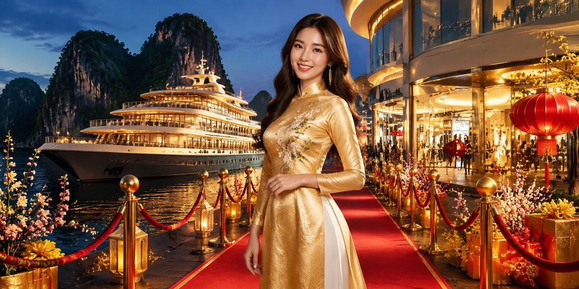Khách chơi thưởng thức xổ số tại Hạ Long